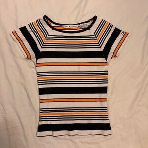 Tommy Hilfiger Striped Short Sleeve Top